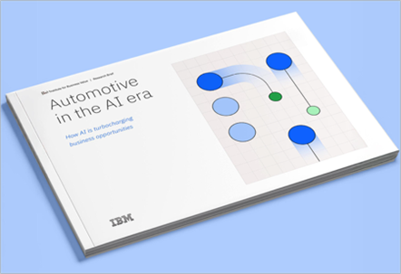 IBM, Automotive in the AI Era booklet cover, OEMs